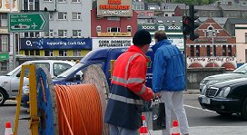 Stra&szlig;enszene in Cork