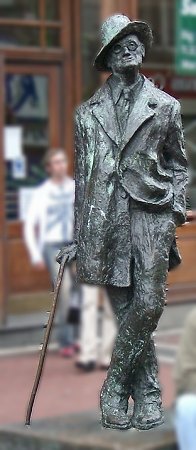 Joyce-Statue in der Henry Street